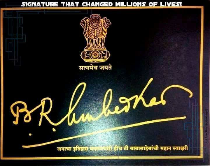 Signature that changed Millions of Lives